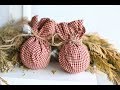 5-Minute Primitive Fabric Ball Christmas Ornaments