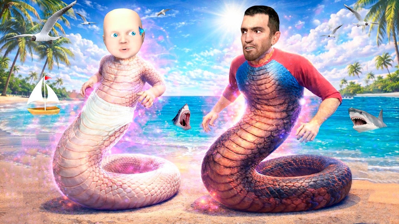 Балам екеуміз ЖЫЛАНҒА айланып кеттік!