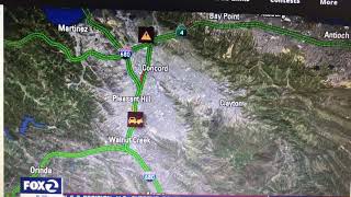 KTVU Traffic crash on Hwy 680