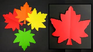 Cara Membuat Daun Maple dari Kertas Origami | How to make Maple Leaf from Origami