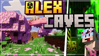 ☄️🦖ATUALIZOU!! ALEX CAVES ADDON SURVIVAL PRÉ-HISTÓRICO DE DINOSSAUROS NO MINECRAFT BEDROCK 1.21!!