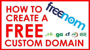 HOW TO CREATE A FREE CUSTOM DOMAIN NAME 2019 tutorial