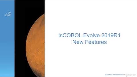 isCOBOL 2019R1 new features