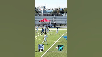 🎯 this thru-ball & finish 🥶  #mlsnext #u13 #soccer #goals