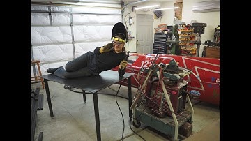 Timelapse, building my own welding table, by Eva Hakansson