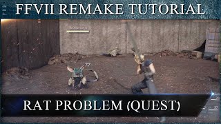 Final Fantasy 7 Remake Guide - Rat Problem QUEST Step by Step!