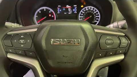 Isuzu D-Max Clock Setting Change the Time in the Radio Manually V-Cross MY21