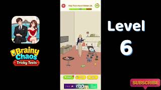 Brainy Chaos Tricky Test Level 6 Help The Boy Become More Handsome