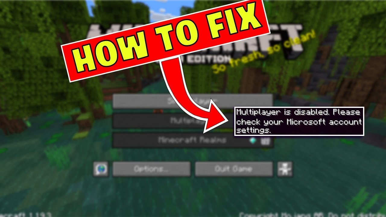 Fix Multiplayer is disabled in MineCraft Java Edition 2023 