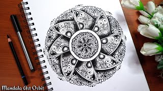 Mesmerizing 3D Mandala Drawing Timelapse Relaxing Art Therapy