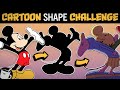 Cartoon Character Silhouette Challenge