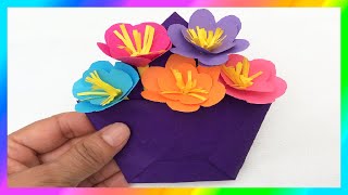 Flores para decorar🌷Decoraciones - como hacer flores - PapelyManualidades