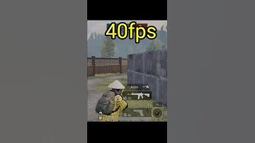 90fps vs 40fps in #bgmi