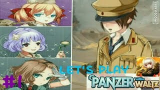 A COMMANDER WITH THREE CUTE GUARDIANS! - Panzer Waltz #1