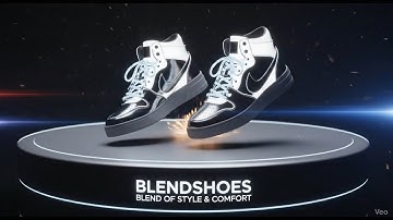 This Shoe Animation Will Blow Your Mind | BLENDSHOES Futuristic 3D CGI Reveal