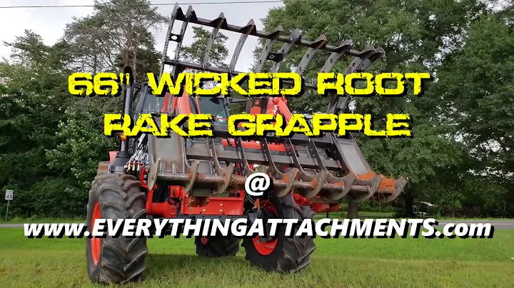 BIG Kubota Tractor Grapple Testing