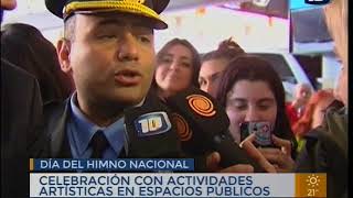 Día del Himno: con el Negro Videla y la Banda de la Policía