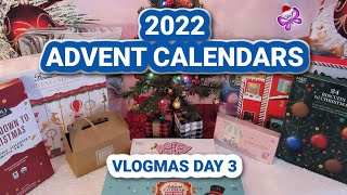 Day 3 - Opening 10 ADVENT CALENDARS!  Vlogmas Day 3! #leighshome