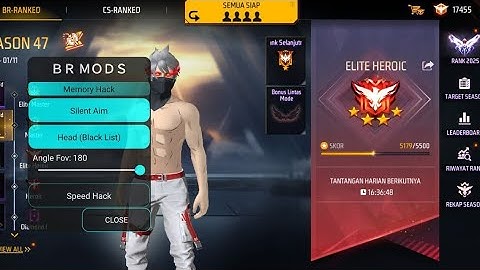 BR MOD FREE HACK NEW BR RANK SEASON| NO BAN NO BLACKLIST| FREE FIRE MOBILE PANEL | DRIP CLIENT FREE 