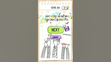 Brain-Test Game Level 261 Answer 🔥🔥 All Levels Answers of Brain-Test Game ???🔥🔥