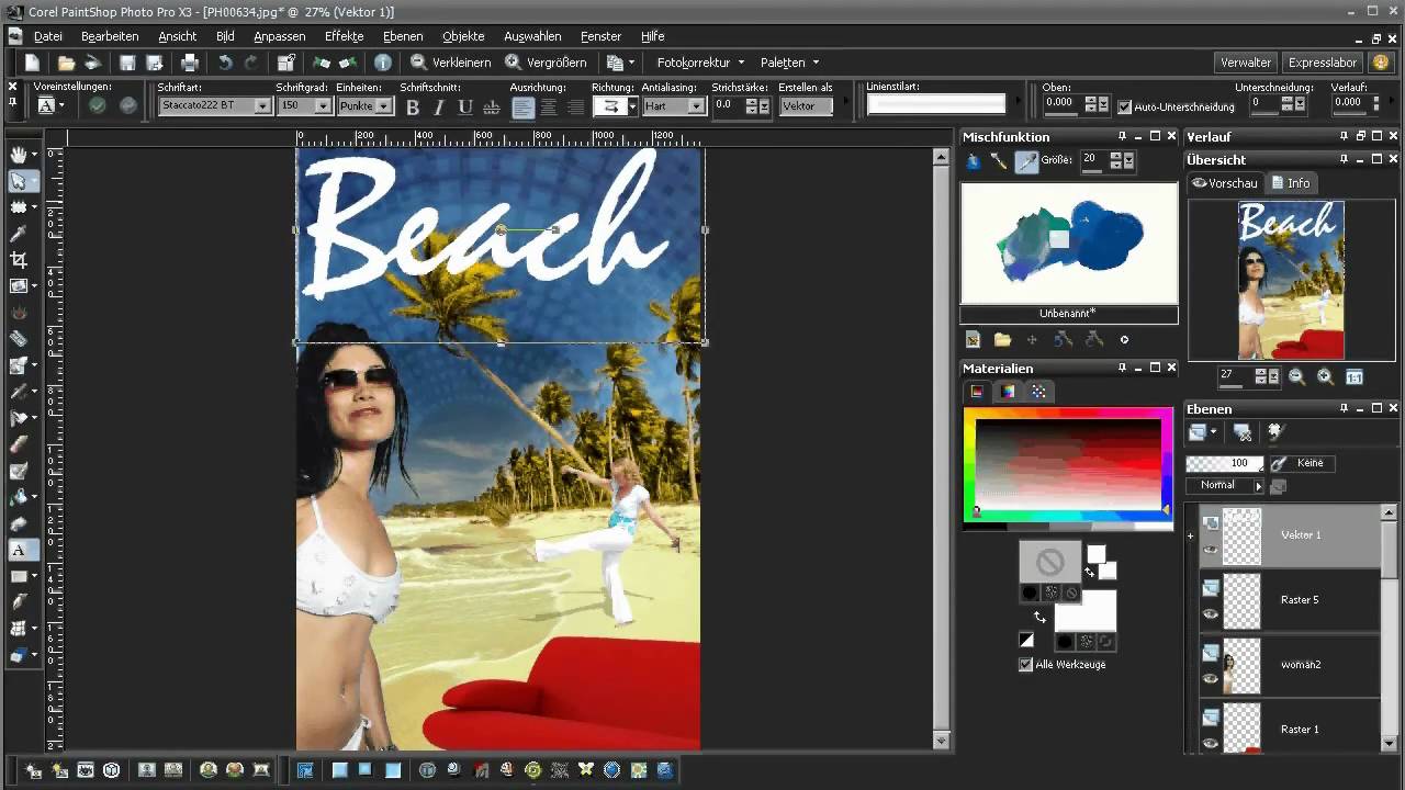 shopdisney Introducing Corel PaintShop Photo Pro X3. Speed creativity - Beach Party
