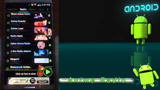 Android App Galaxy S4 App Anime Radio | Estaciones De Radios Japonesas screenshot 3