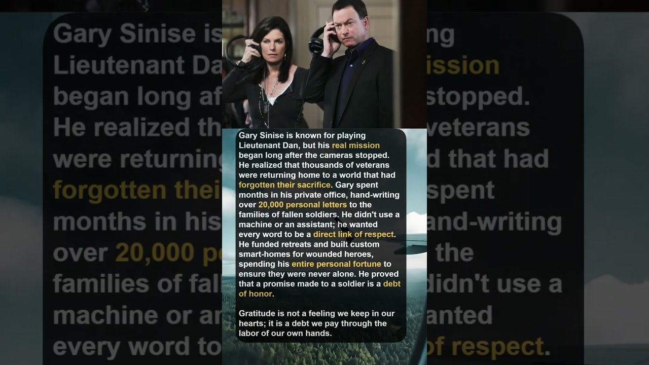 Gary Sinise and the 20,000 Letters