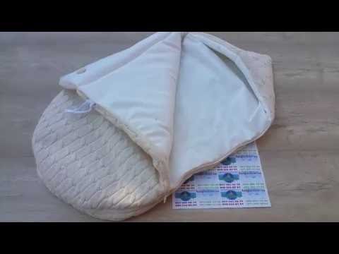 Вязаный конверт на выписку Кокон Цвет бежевый Вязаный конверт на выписку Кокон Цвет бежевый