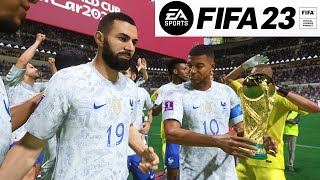 FRANCE vs PORTUGAL Finale Coupe du Monde 2022 FIFA 23 PS5