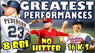The 10 BEST Single-Game Performances of 2022 (Hitters & Pitchers)