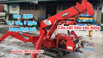 Xe cẩu Phong Ký bán cẩu chân nhện Unic Furukawa UR 255 hàng Nhật bãi .Đt 0912 562 957