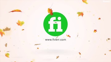 Make a luxurious autumn animated video with flying leaves - Best Logo Animation service