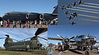 Sun N Fun 2024 | Air Show - Fighter Jets, Connie, Mig-29, F16s, Thunderbird Part 2
