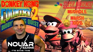 Donkey Kong Country 2 🐒 Mudhole Marsh 🌾 Alle Kremkoins und DK-Münzen 🍌 100% Guide
