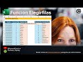Función ELEGIRFILAS en Excel