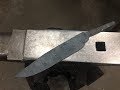 Jim crowell forging a hidden tang knife