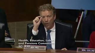 Rand Paul FIGHTING Corrupt Government and Big Pharma Profile