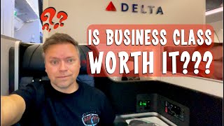 Delta ONE  BUSINESS CLASS Long Haul International Flight  Honest Review