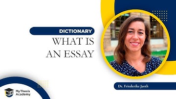 What is an Essay - MyThesis Academy
