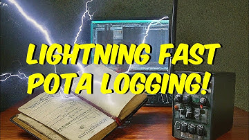 LIGHTNING FAST LOG ENTRY FOR PARKS ON THE AIR!!