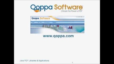 Java PDF Library Products and Components by Qoppa Software
