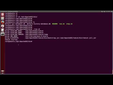 Apache GUI Tool Install on ubuntu linux