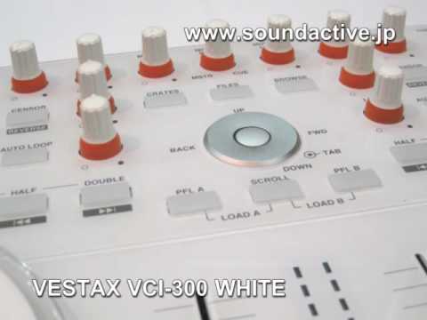 VESTAX VCI-300 WHITE -- LIMITED MODEL by SOUNDACTIVE