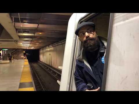 Riding BART inside the cab with operator Damian Lacey