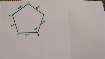 Draw a regular Pentagon using a protractor