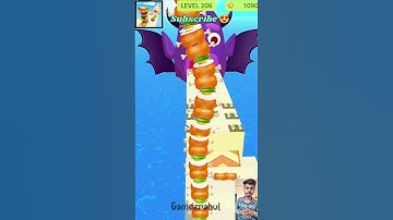 Sandwich Runner All Level 🍞🍔🍰🚦 Gameplay 🚧🚦Walkthrough Android, iOS  Ep - 87 Level : 206