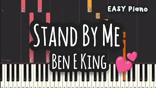 Ben E King - Stand By Me (Easy Piano, Piano Tutorial) Sheet
