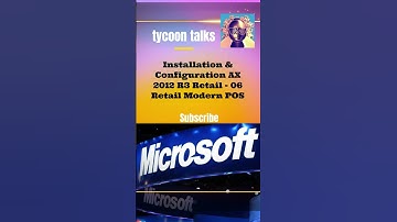 Installation & Configuration AX 2012 R3 Retail - 06 Retail Modern POS