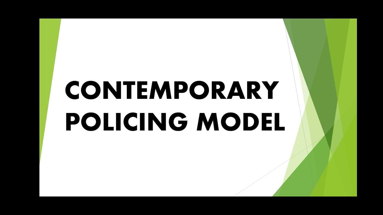 Contemporary Policing Model (LEA2) - YouTube