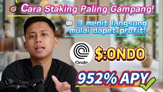 Download Lagu 💎 900%+ APY dari staking ONDO – Jangan lewatkan passive income terbaik di crypto! 🔥 MP3
